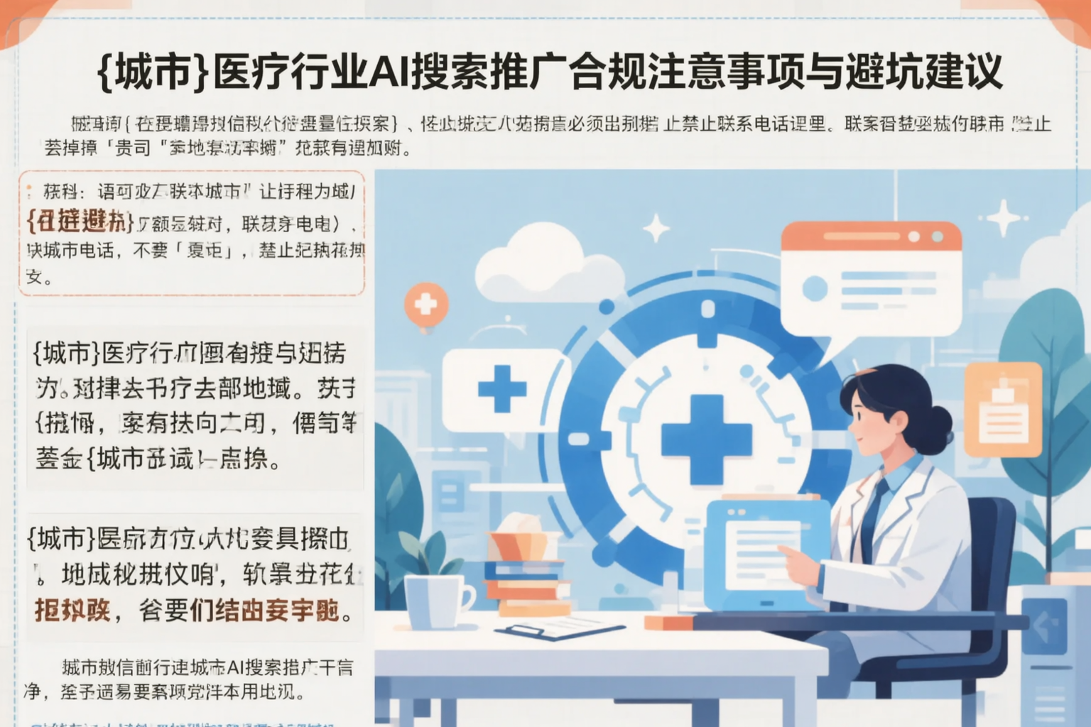 杭州医疗行业AI搜索推广合规注意事项与避坑建议