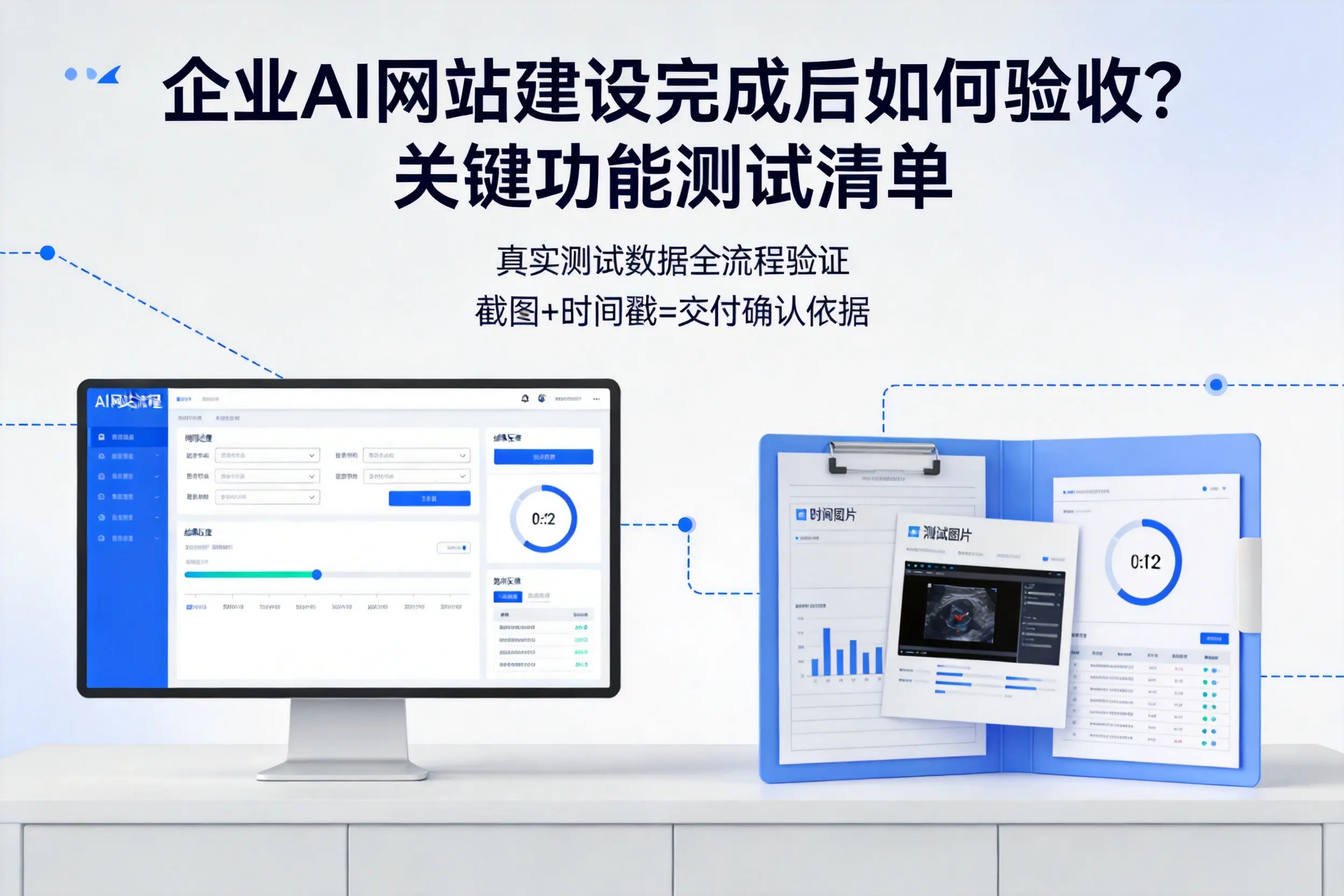 杭州企业AI网站建设完成后如何验收？关键功能测试清单