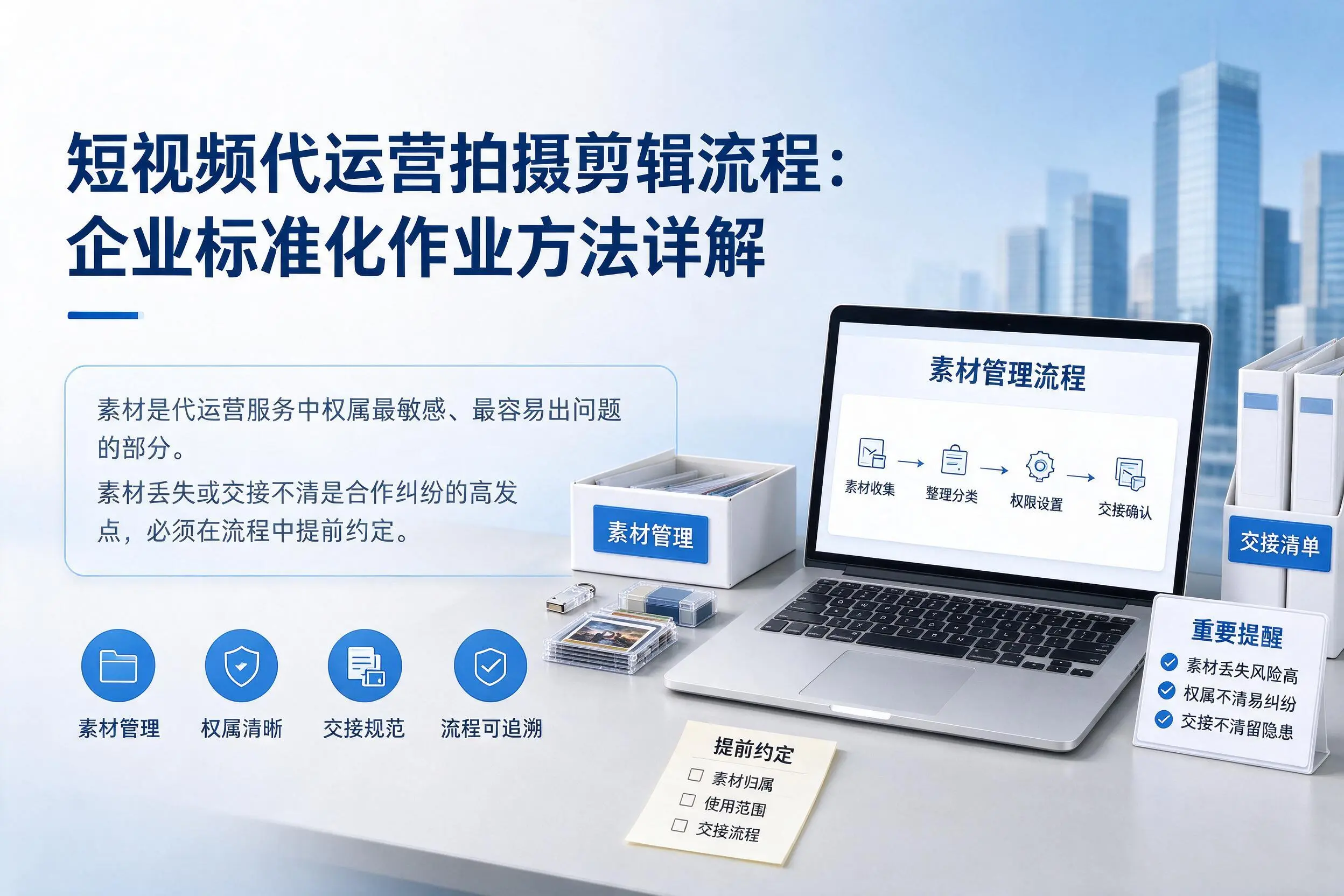 短视频代运营拍摄剪辑流程:杭州企业标准化作业方法详解