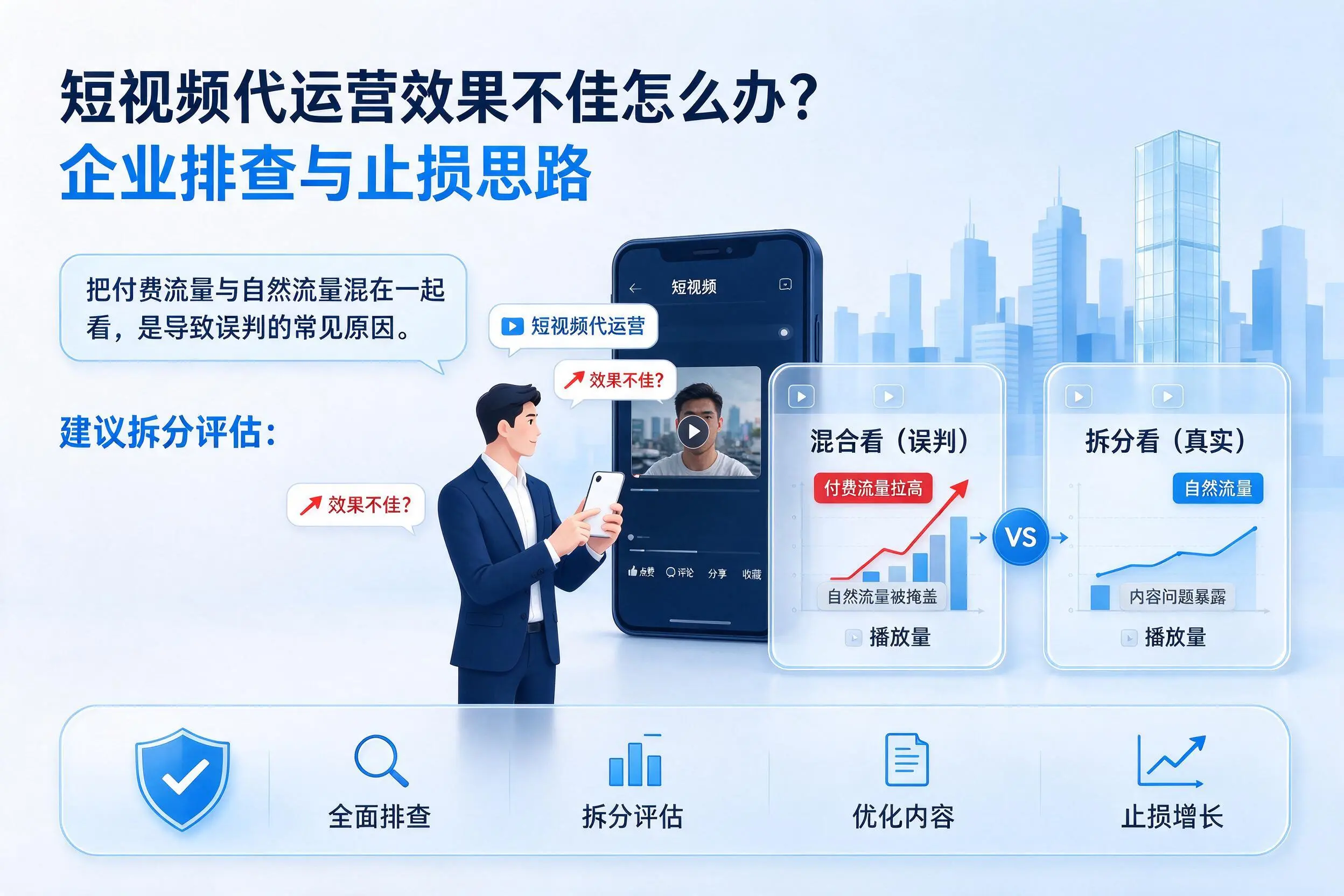 短视频代运营效果不佳怎么办？杭州企业排查与止损思路