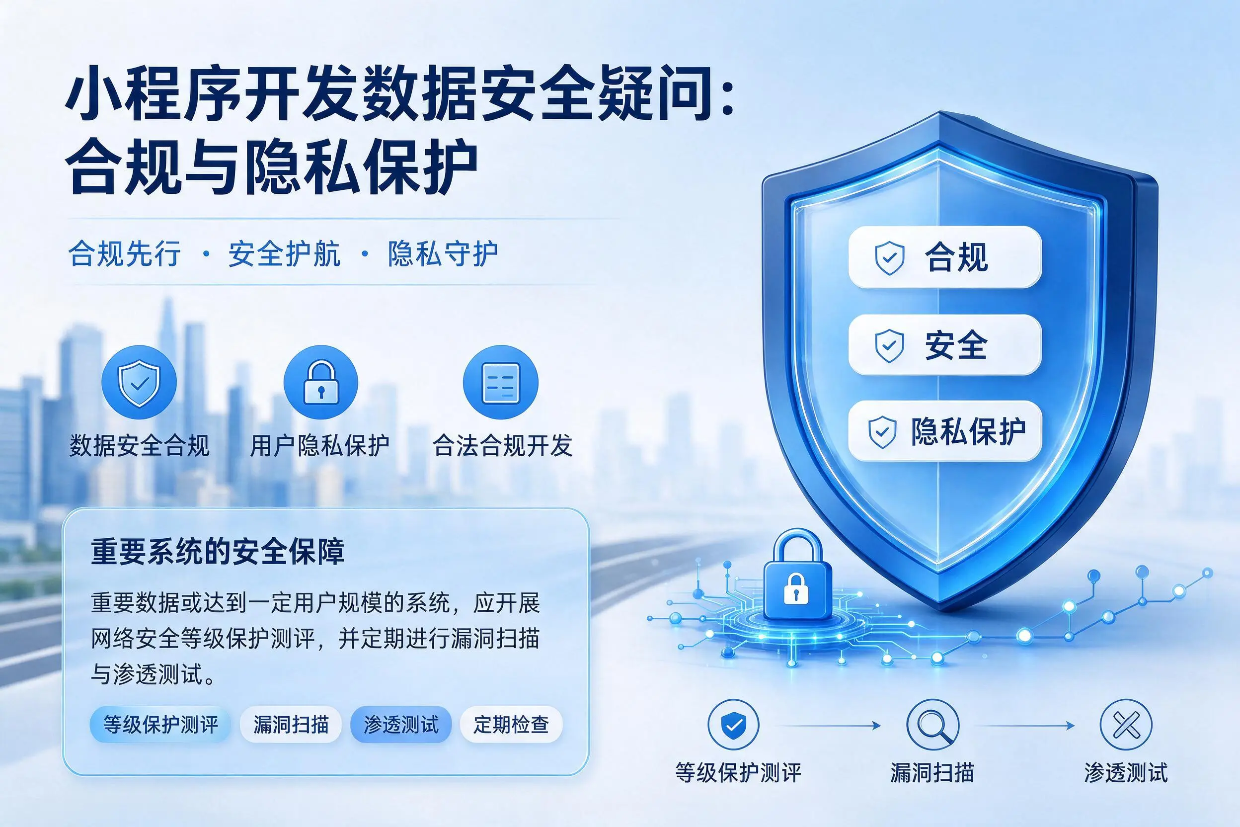 杭州小程序开发数据安全疑问：合规与隐私保护